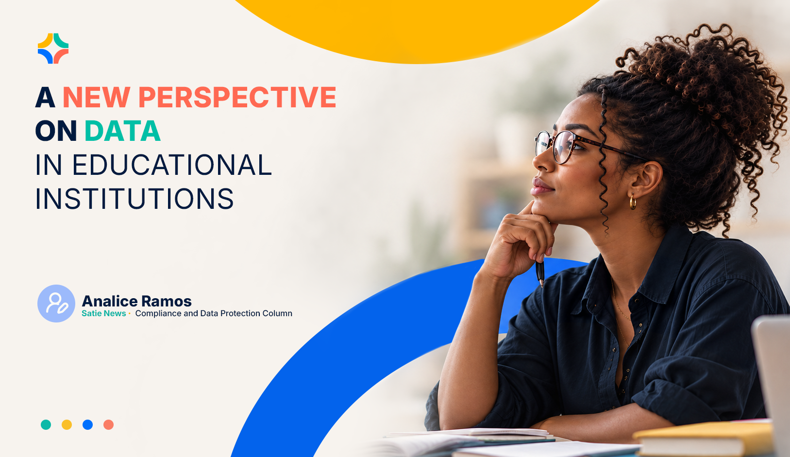 Cover art for the article A New Perspective on Data in Educational Institutions, from the School Compliance column